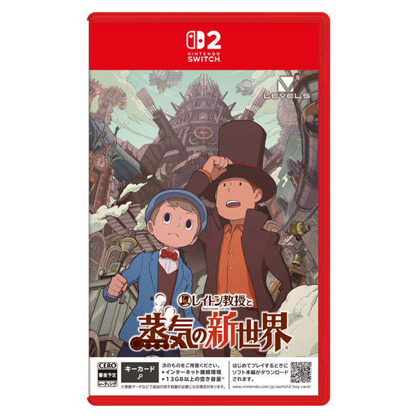 Nintendo Switch 2 版（キーカード）　レイトン教授と蒸気の新世界 Nintendo Switch 2 Edition