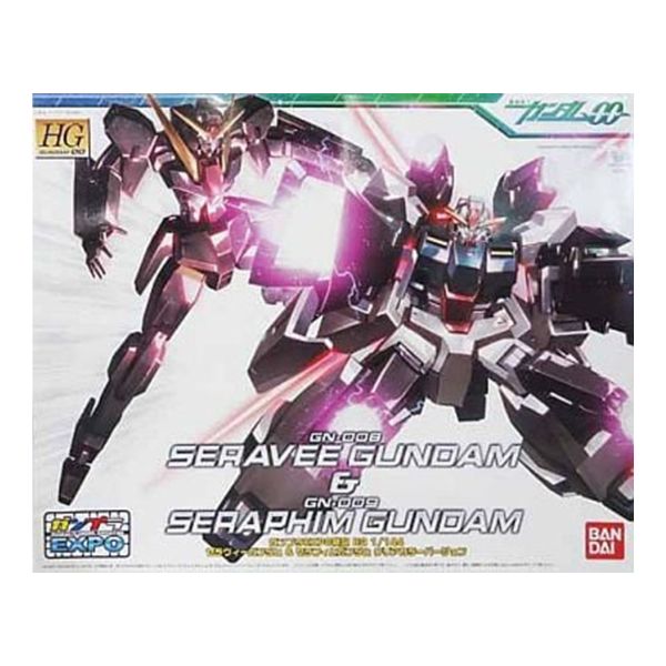 1/144 HG GN-008 セラヴィーガンダム ＆GN-009 セラフィムガンダム  クリアカラーバージョン
