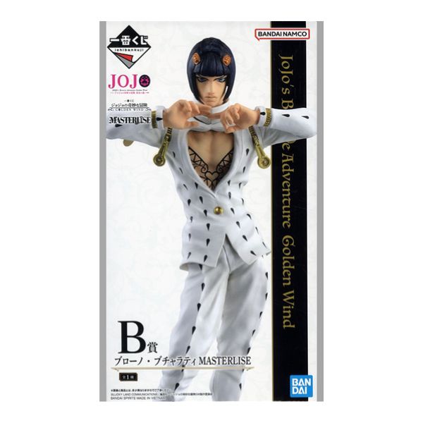 ブローノ・ブチャラティ  　「一番くじ　ジョジョの奇妙な冒険　ＧＯＬＤＥＮ　ＷＩＮＤ」  ＭＡＳＴＥＲＬＩＳＥ　  Ｂ賞