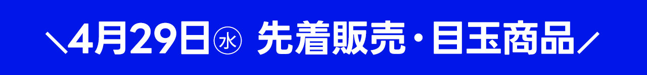 4月29日日替わり目玉商品
